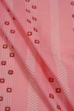 Elegant Band Pattern Screen Printed on Cotton Fabric