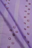 Elegant Band Pattern Screen Printed on Cotton Fabric