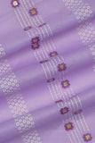 Elegant Band Pattern Screen Printed on Cotton Fabric