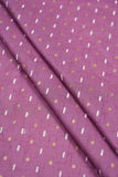 Textured Dot Motifs Screen Printed on Cotton Fabric