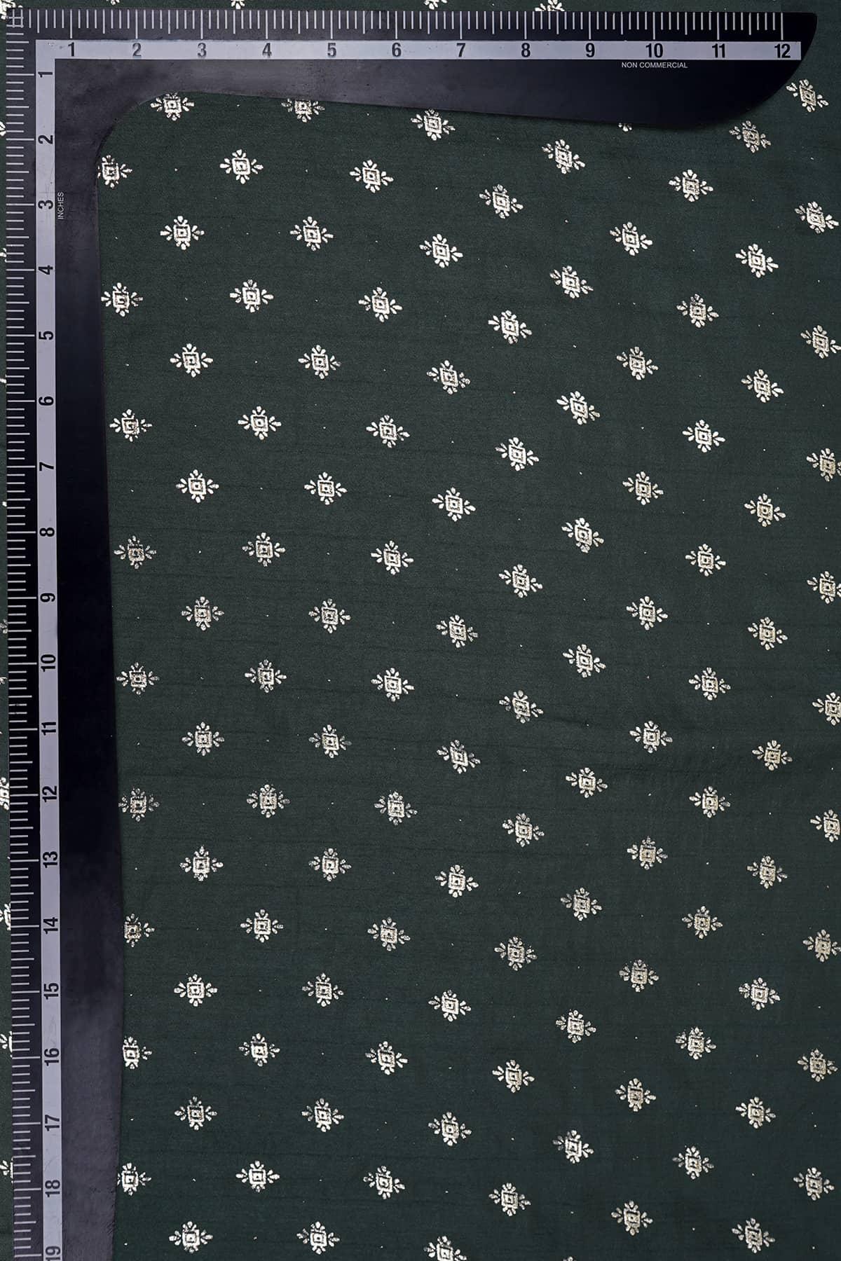 Screen Printing of Golden Motif Pattern on Peehu Silk - saraaha.com - Casual, Dresses, festive, Indo Western, Kurtas, peehu silk, Screen Print, SILK, Skirts, Suits, Tops