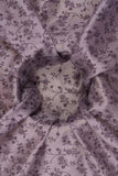 Plantation Vine Screen Printed on Lavender Kiana Silk