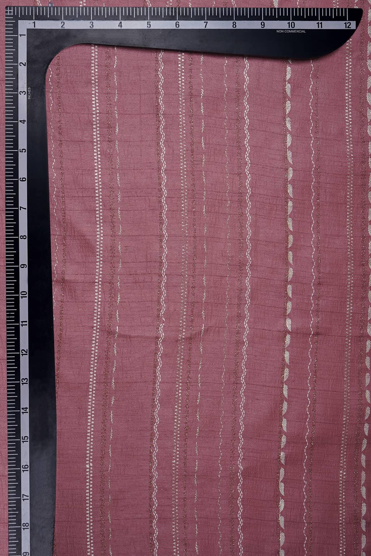 White Coloured Geometric Pattern Combined with Foil Work on Alina Silk - saraaha.com - Accessories, Alina silk, Festive, Kurtas, Kurtis, Screen Print, Screen Print Foil Work, SILK, Skirts, Suits, Tops Dresses, Trimmings