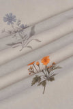 Chintz Buttis Digitally Printed on Platinum Sylvie Silk