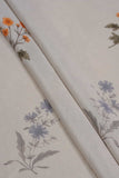 Chintz Buttis Digitally Printed on Platinum Sylvie Silk
