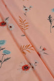Pretty Fawn Blossoms Digitally Printed on Sylvie Silk
