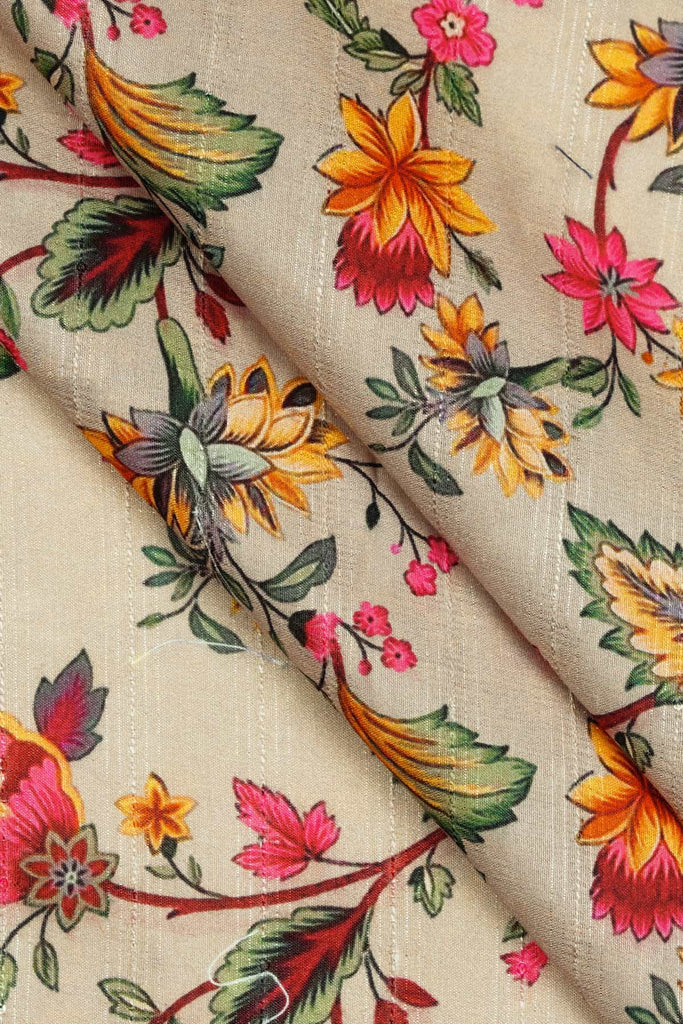 Gradient Stripes Pattern Digitally Printed on Halley Silk