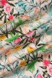 Watercolor Floral Seamless Pattern Digitally Printed on Kiana Silk